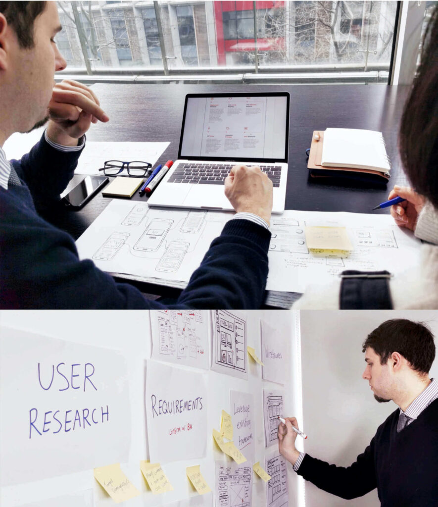Shinetech UX team evaluating a new opportunity
