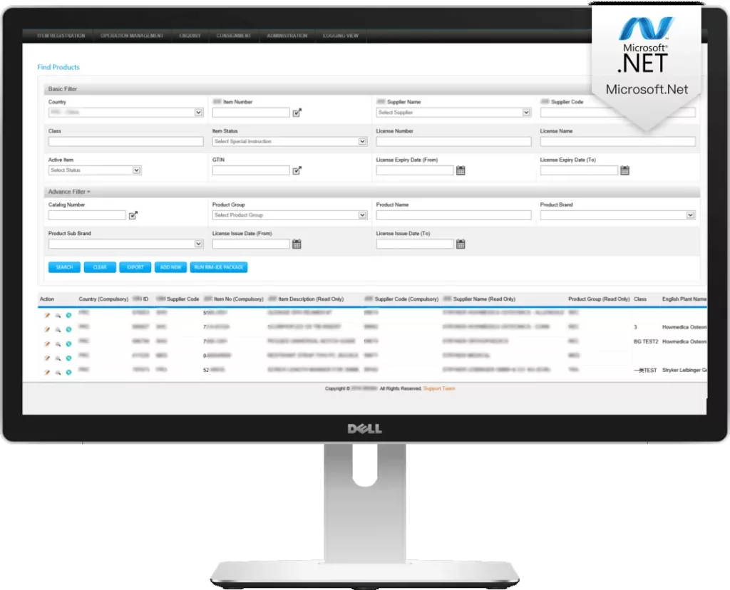 Legacy system PC interface