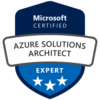 Microsoft Certified: Azure Solutions Architect Expert badge