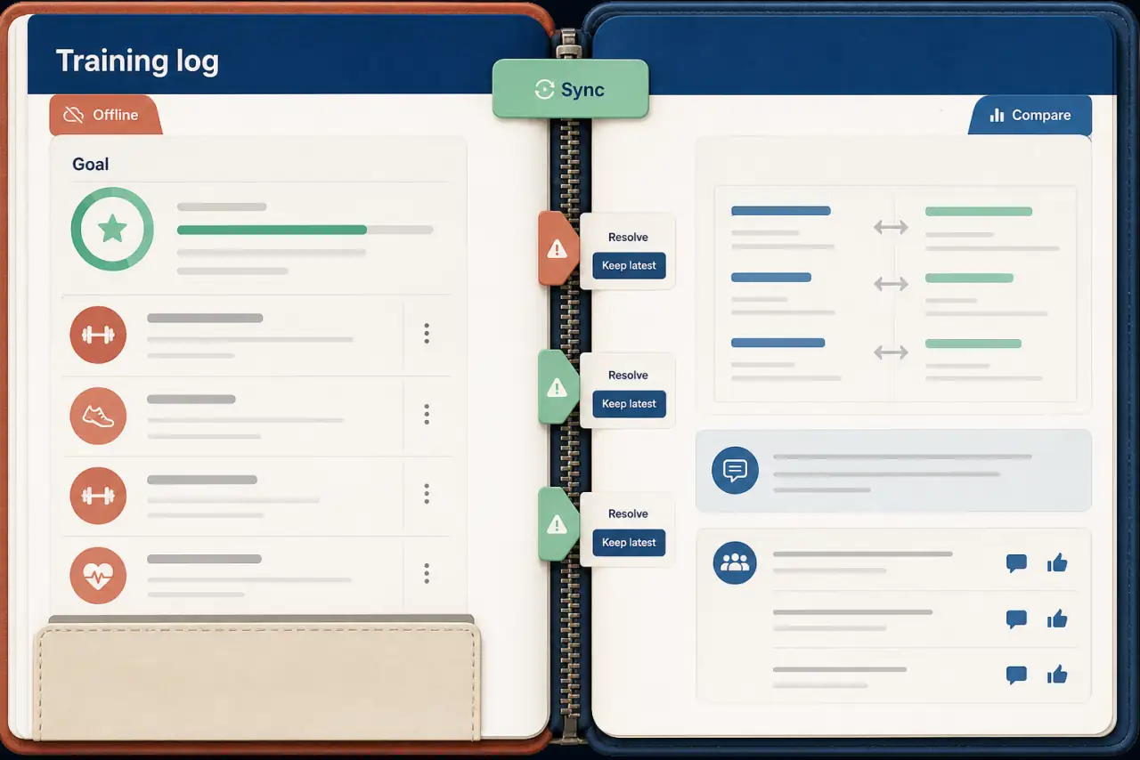 Synchronizing Fitness Training Plans and Progress across Mobile and Web