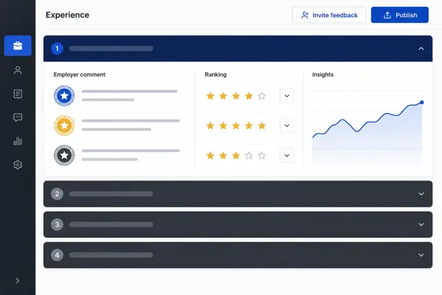 Building a Professional-Experience and Employer-Feedback Platform