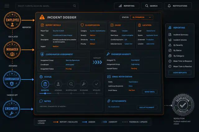 Turning Security Incidents into Assigned, Traceable Response Work