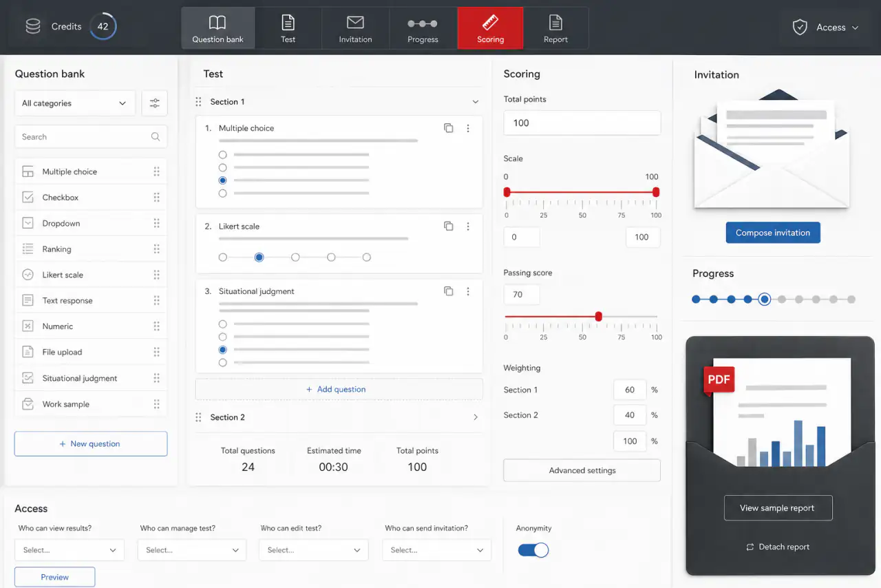 Designing, Delivering, and Reporting Online Workforce Assessments