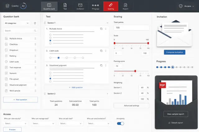 Designing, Delivering, and Reporting Online Workforce Assessments