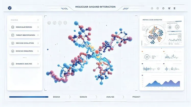 Concept interface for an AI-assisted drug research platform